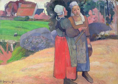 Bretonische Bauern, 1894 von Paul Gauguin